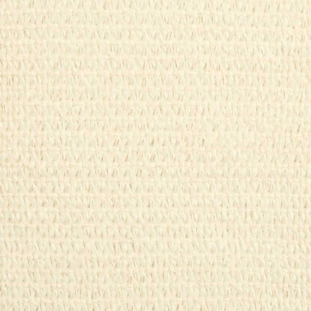 Para-sol estilo vela 160 g/m² 2,5x4 m PEAD cor creme