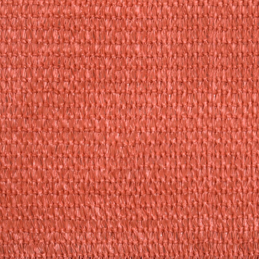 Para-sol estilo vela 160 g/m² 3x3 m PEAD terracota