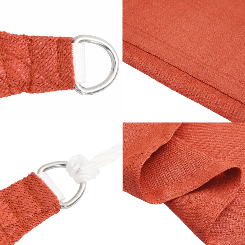 Para-sol estilo vela 160 g/m² 2x4,5 m PEAD terracota
