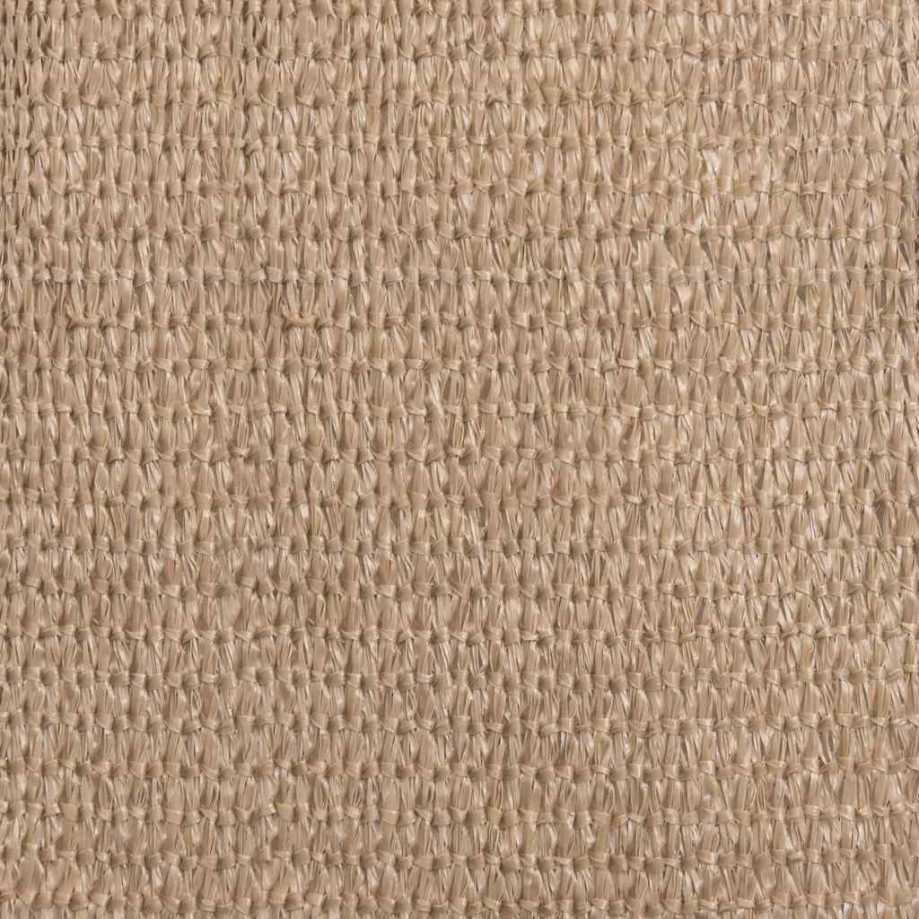 Para-sol estilo vela 160 g/m² 4x6 m PEAD cinzento-acastanhado