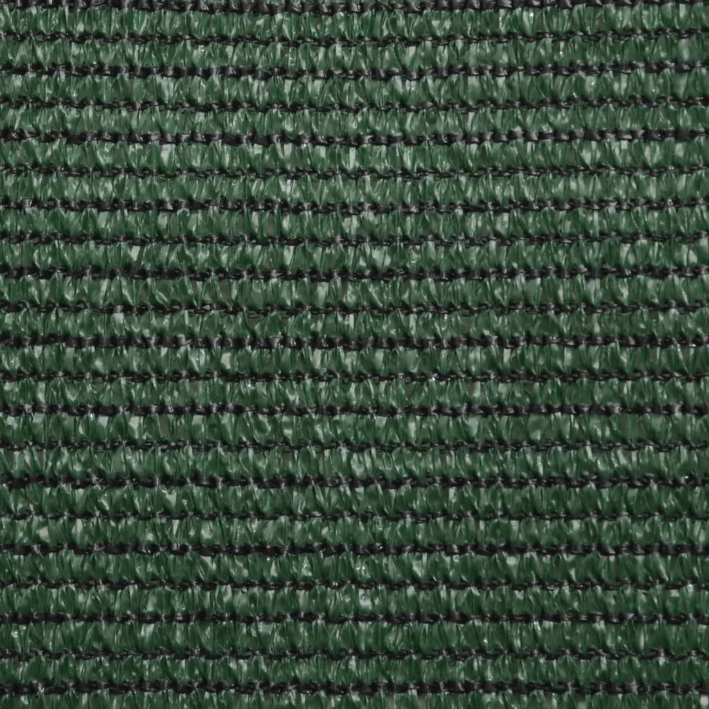 Para-sol estilo vela 160 g/m² 4/5x4 m PEAD verde-escuro