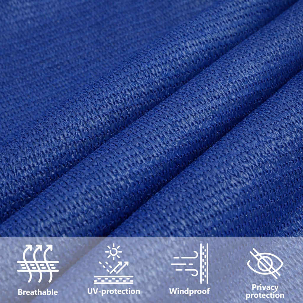 Para-sol estilo vela 160 g/m² 2x4,5 m PEAD azul