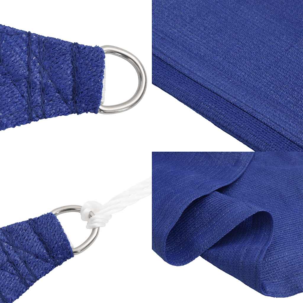 Para-sol estilo vela trapézio 160 g/m² 4/5x4 m PEAD azul