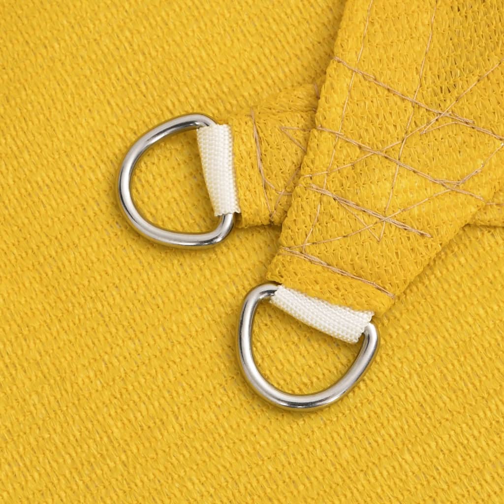 Para-sol estilo vela 160 g/m² 3x4,5 m PEAD amarelo