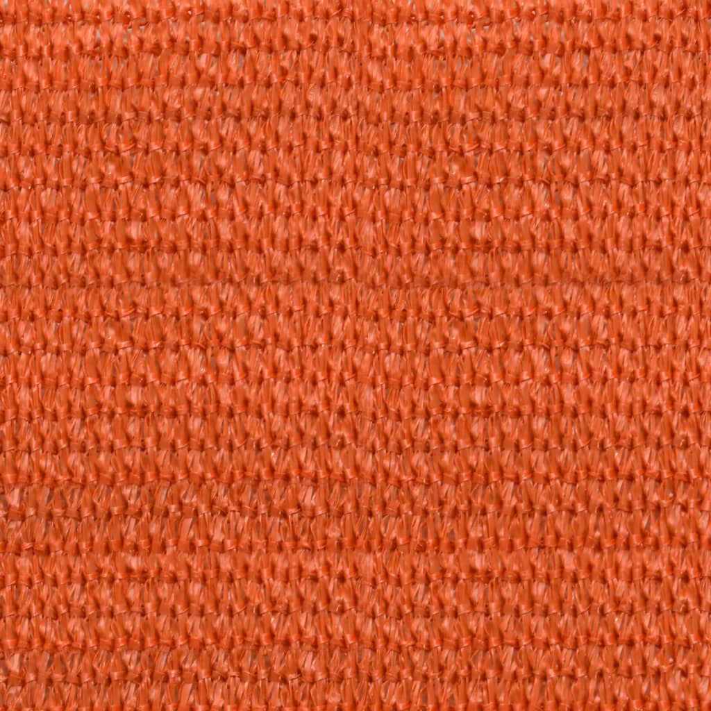 Para-sol estilo vela 160 g/m² 2x4 m PEAD laranja