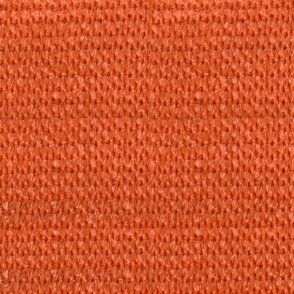 Para-sol estilo vela 160 g/m² 3,5x4,5 m PEAD laranja