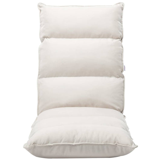 Colchão dobrável tecido creme