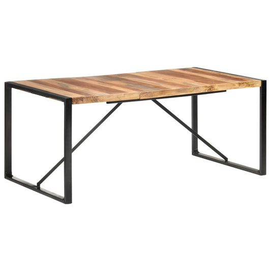 Mesa de jantar 180x90x75 cm madeira maciça