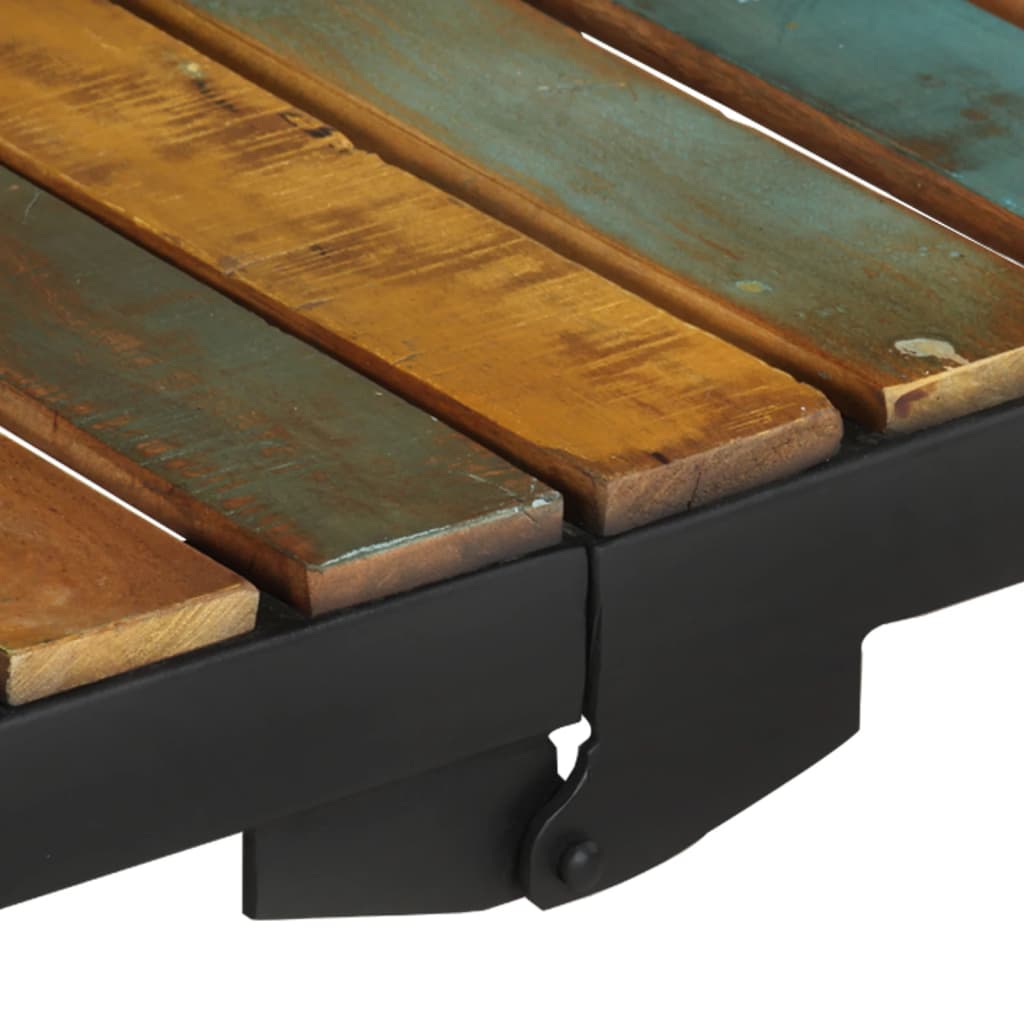 Carrinho de cozinha 87x36x81 cm madeira recuperada maciça