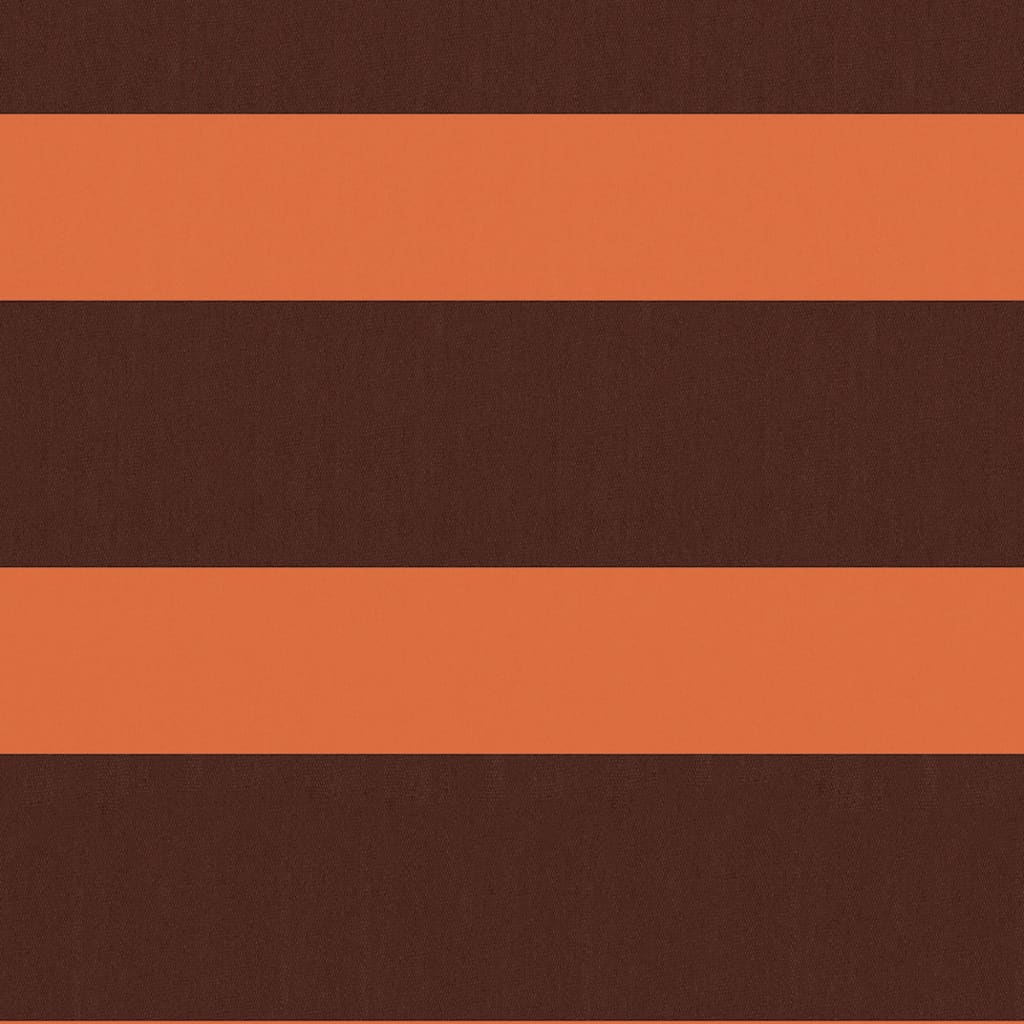 Tela de varanda 120x600 cm tecido Oxford laranja e castanho