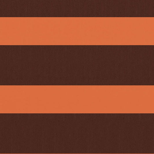 Tela de varanda 120x600 cm tecido Oxford laranja e castanho