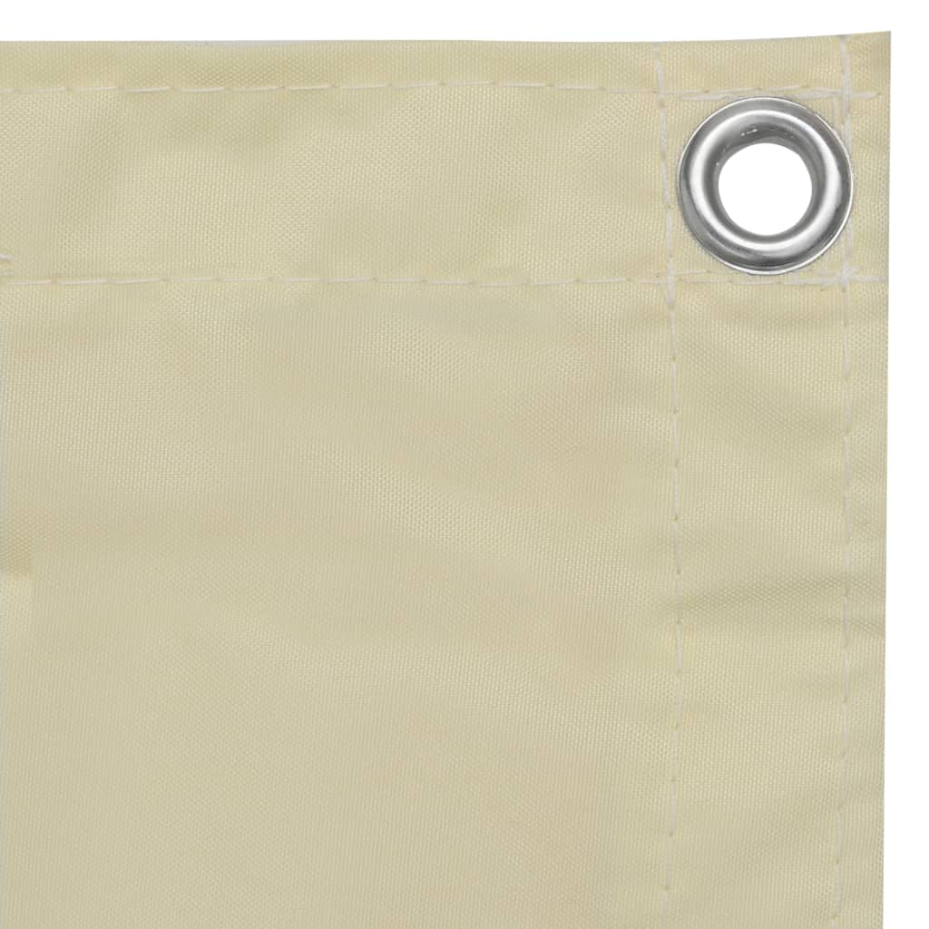 Tela de varanda 75x300 cm tecido Oxford creme