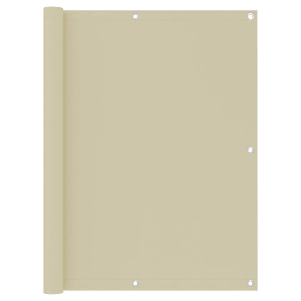 Tela de varanda 120x400 cm tecido Oxford cor creme