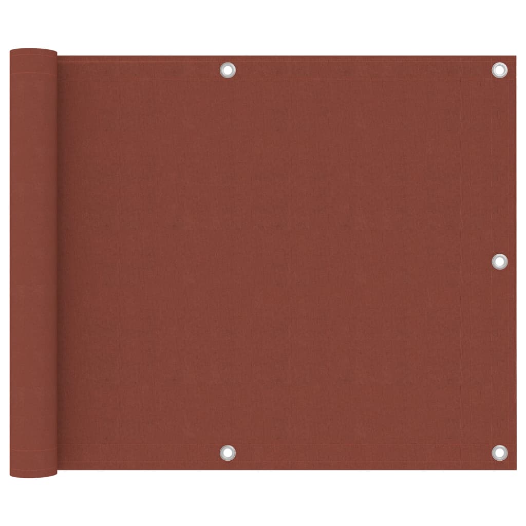 Tela de varanda 75x500 cm tecido Oxford terracota