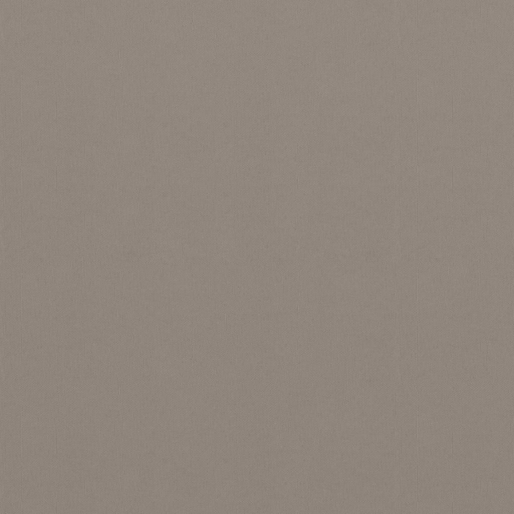 Tela de varanda 120x400 cm tecido Oxford cinzento-acastanhado