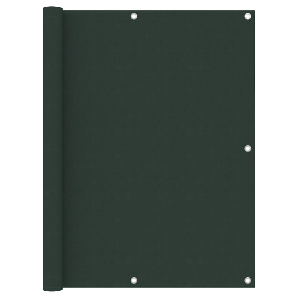Tela de varanda 120x400 cm tecido Oxford verde-escuro