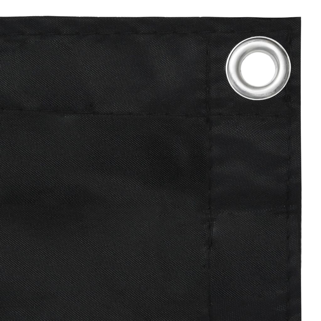 Tela de varanda 75x300 cm tecido oxford preto