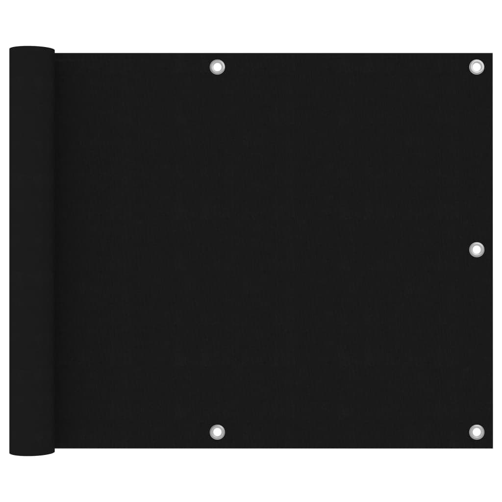 Tela de varanda 75x600 cm tecido Oxford preto