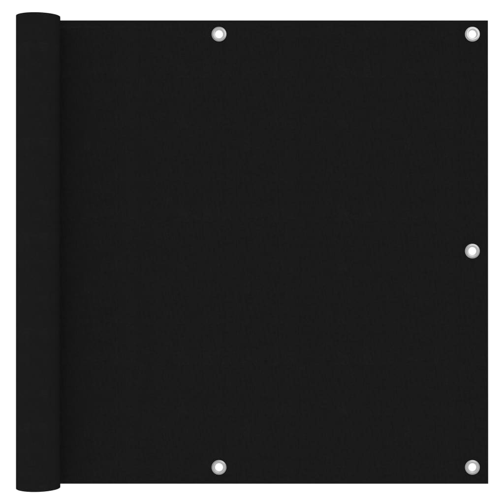 Tela de varanda 90x400 cm tecido Oxford preto