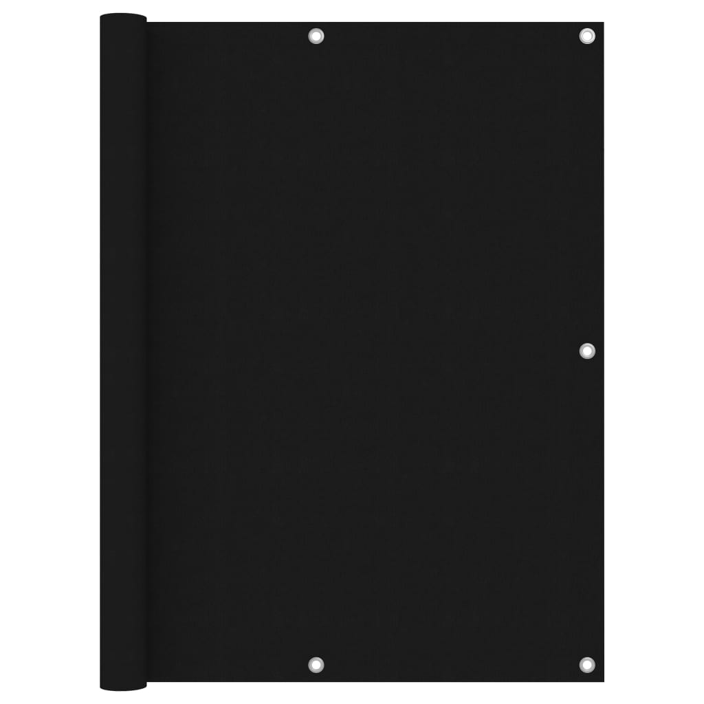 Tela de varanda 120x600 cm tecido Oxford preto