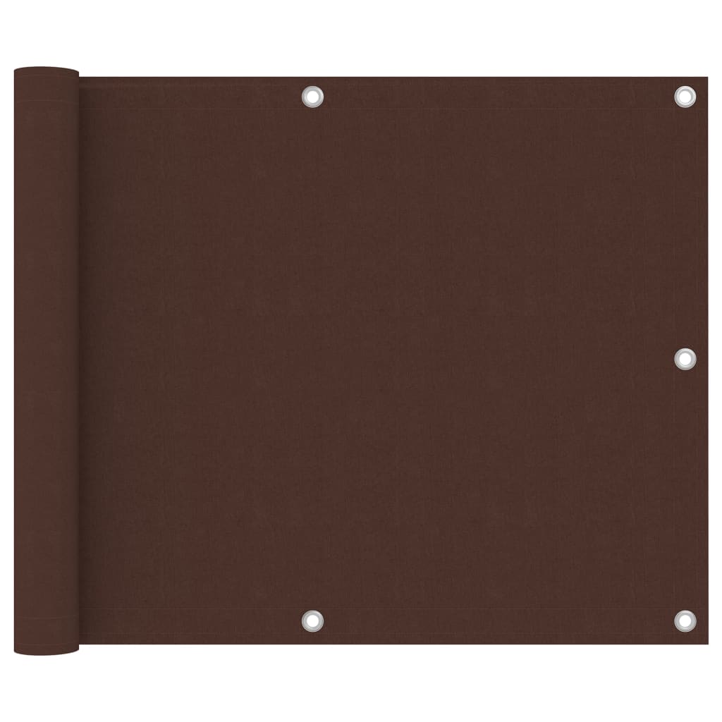 Tela de varanda 75x600 cm tecido Oxford castanho