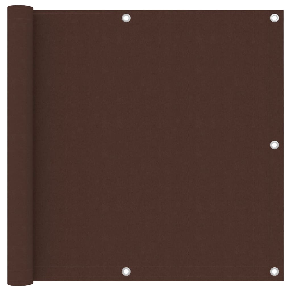 Tela de varanda 90x400 cm tecido Oxford castanho