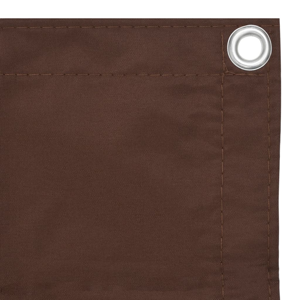 Tela de varanda 120x600 cm tecido Oxford castanho