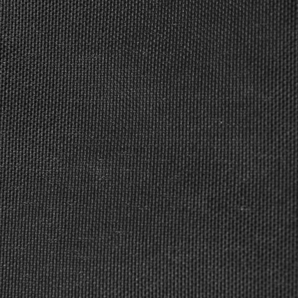 Para-sol estilo vela tecido oxford triangular 5x5x6 m antracite