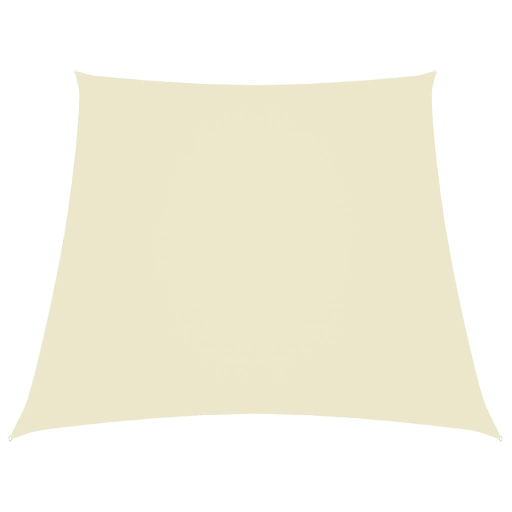 Para-sol estilo vela tecido oxford trapézio 2/4x3 m creme