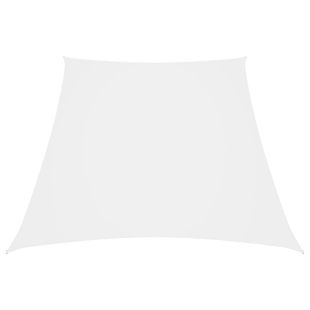 Para-sol estilo vela tecido oxford trapézio 2/4x3 m branco
