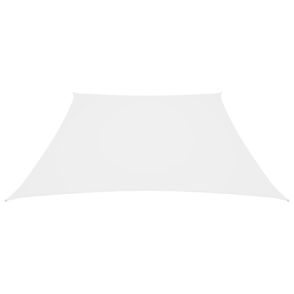 Para-sol estilo vela tecido oxford trapézio 2/4x3 m branco