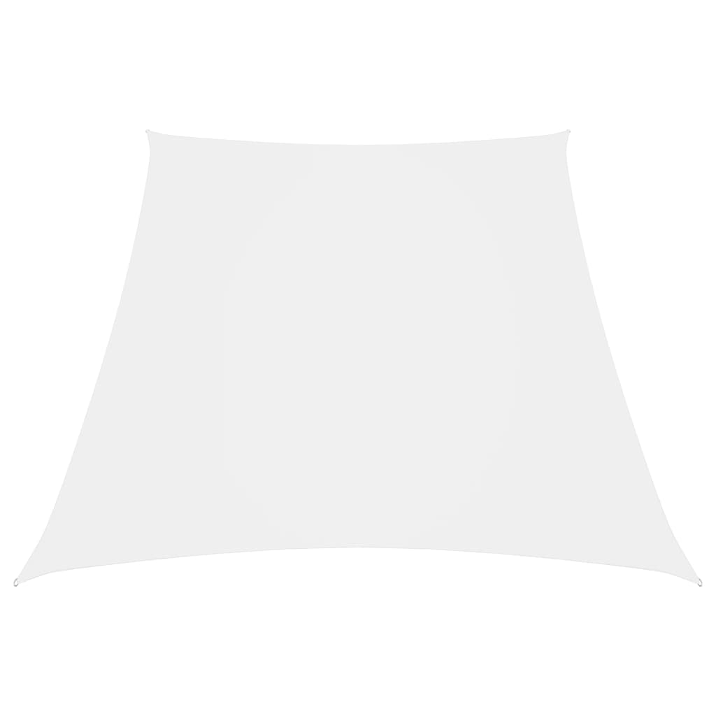 Para-sol estilo vela tecido oxford trapézio 3/5x4 m branco