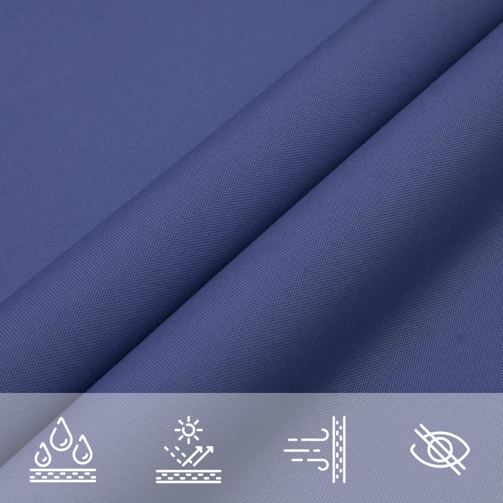 Para-sol estilo vela tecido oxford retangular 2,5x4 m azul