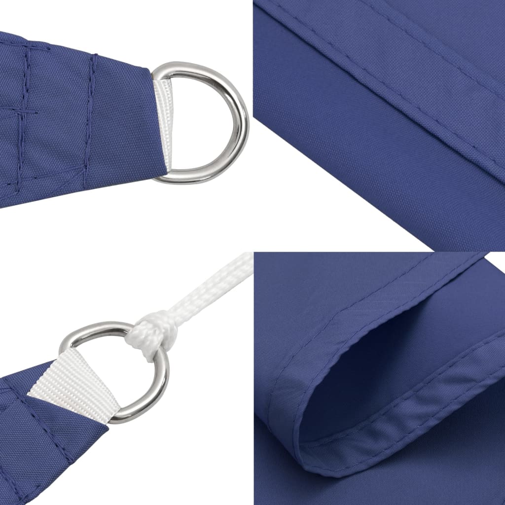 Para-sol estilo vela tecido oxford retangular 2,5x4 m azul