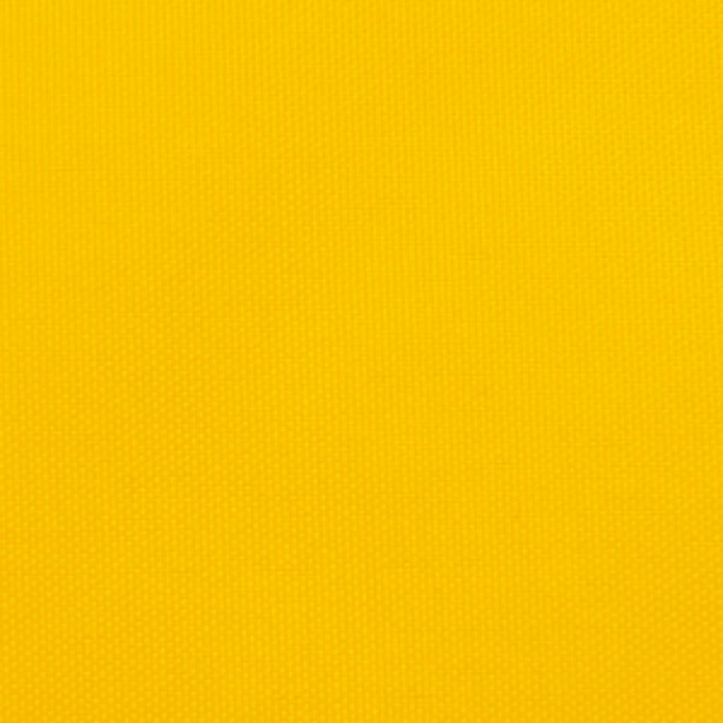 Para-sol estilo vela tecido oxford retangular 4x5 m amarelo