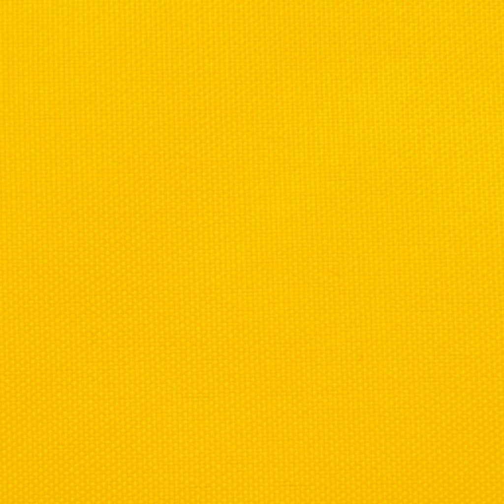 Para-sol estilo vela tecido oxford retangular 4x7 m amarelo