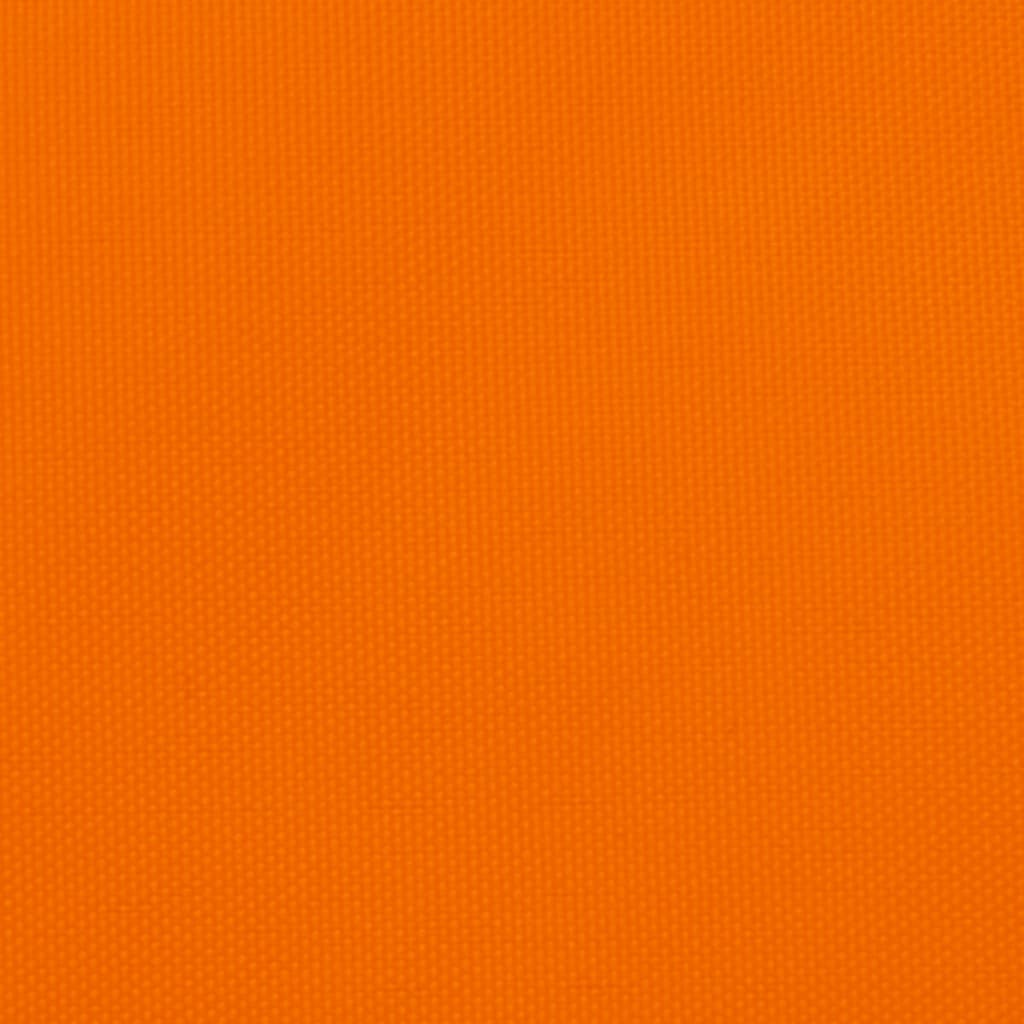 Para-sol estilo vela tecido oxford quadrado 5x5 m laranja