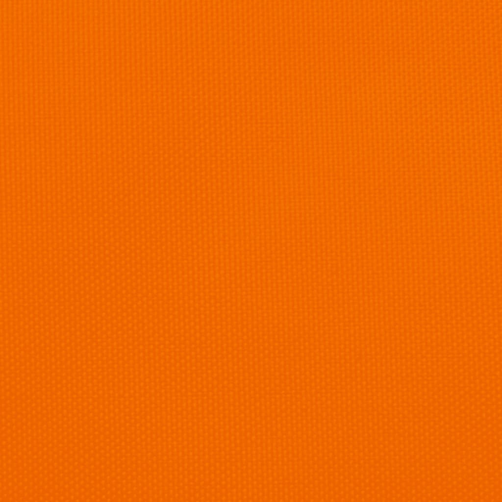 Para-sol estilo vela tecido oxford quadrado 7x7 m laranja