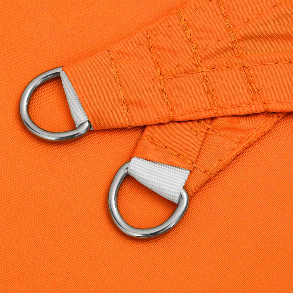 Para-sol estilo vela tecido oxford retangular 2x3,5 m laranja