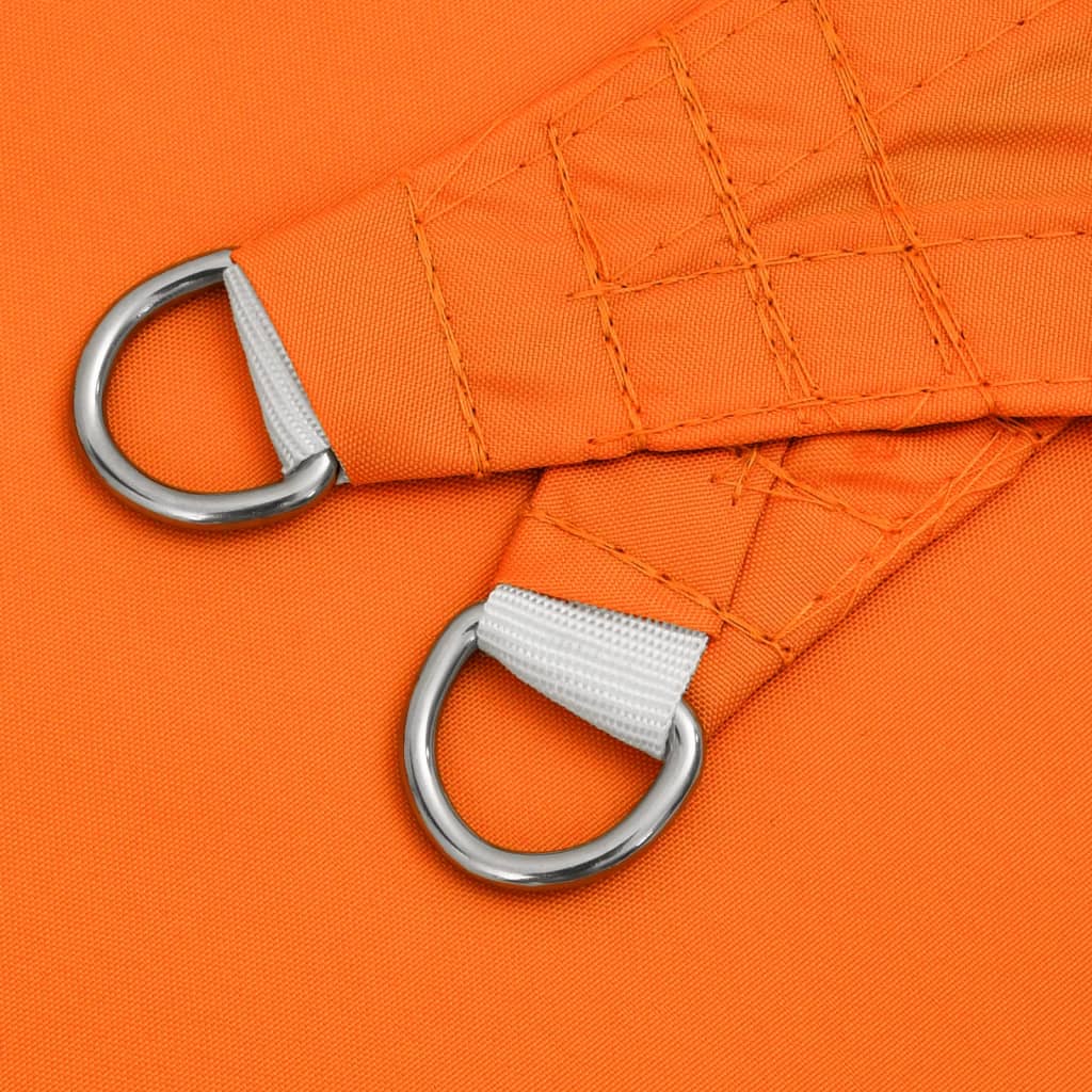 Para-sol estilo vela tecido oxford retangular 3x4,5 m laranja