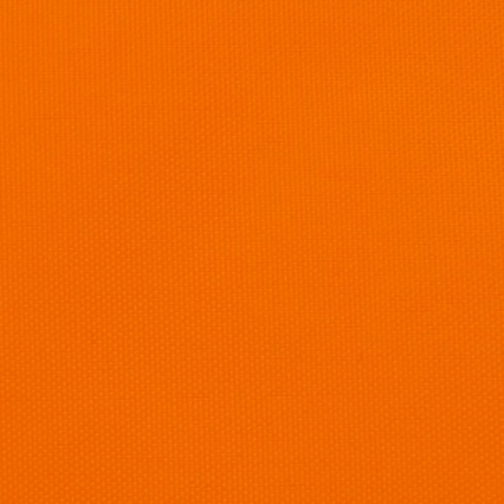 Para-sol estilo vela tecido oxford retangular 6x8 m laranja