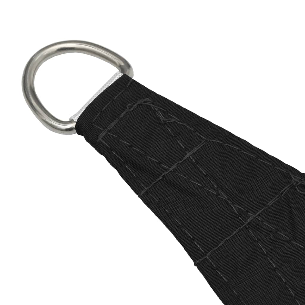 Para-sol estilo vela tecido oxford trapézio 3/4x3 m preto