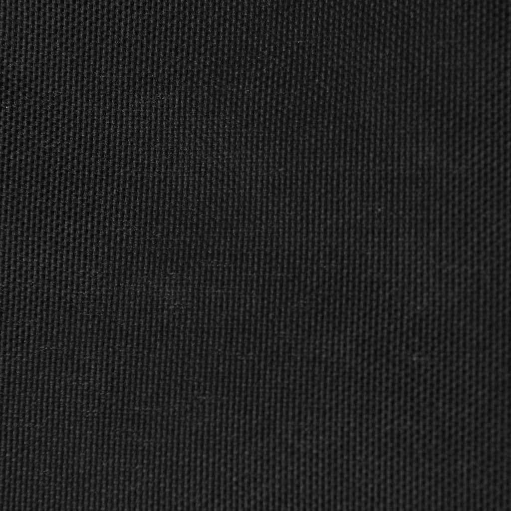 Para-sol estilo vela tecido oxford trapézio 3/4x3 m preto
