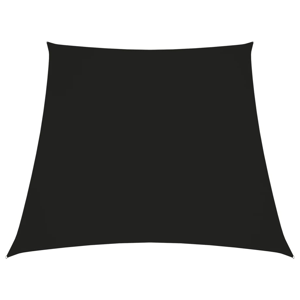 Para-sol estilo vela tecido oxford trapézio 3/5x4 m preto