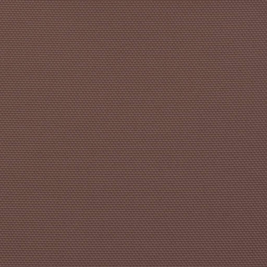 Para-sol estilo vela tecido oxford retangular 3,5x5 m castanho