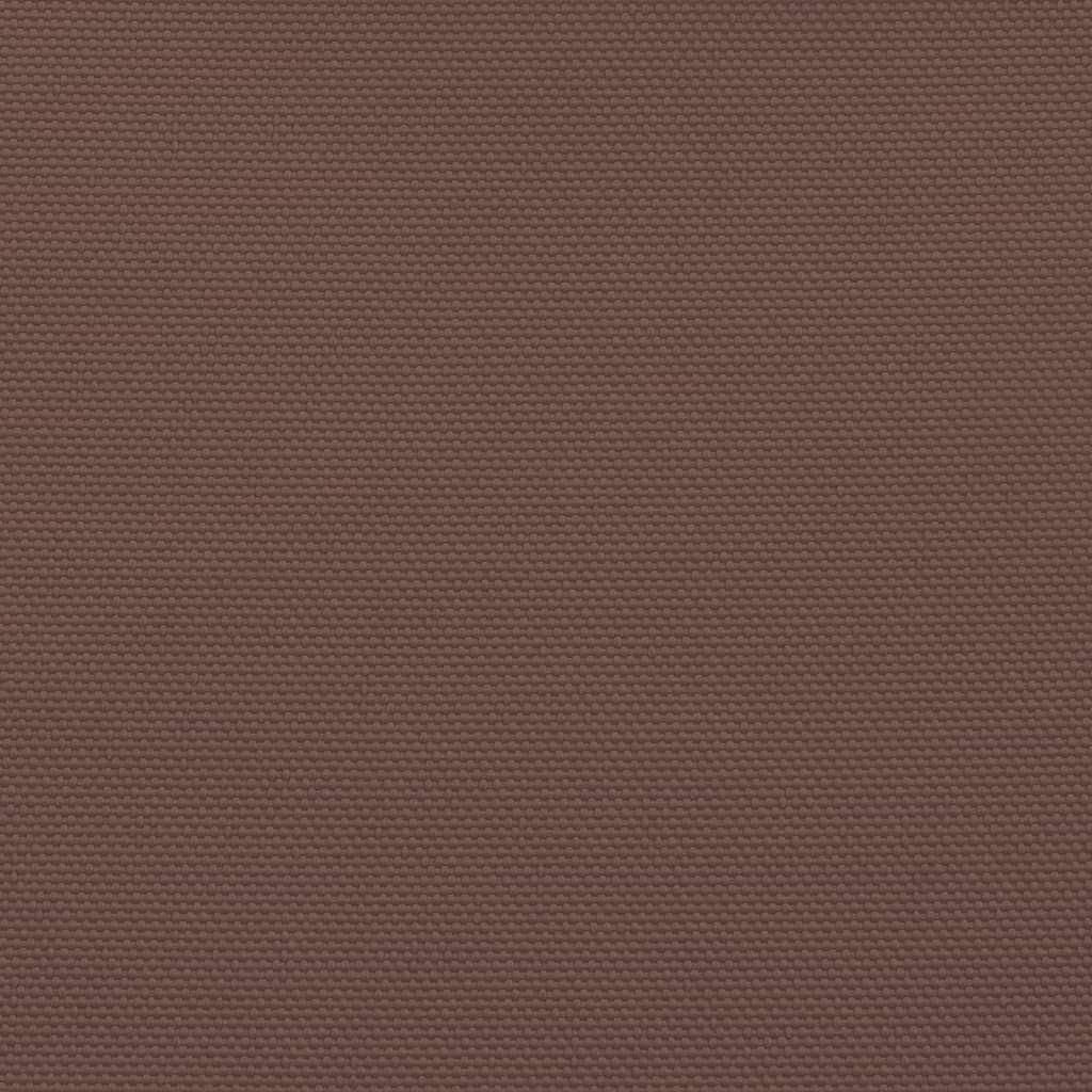 Para-sol estilo vela tecido oxford retangular 6x8 m castanho