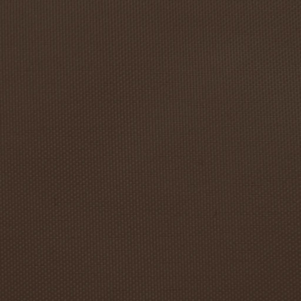 Para-sol estilo vela tecido oxford trapézio 2/4x3 m castanho