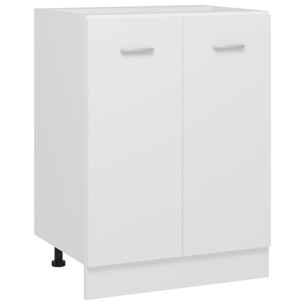 Armário inferior “Lyon” 60x46x81,5cm derivados madeira branco