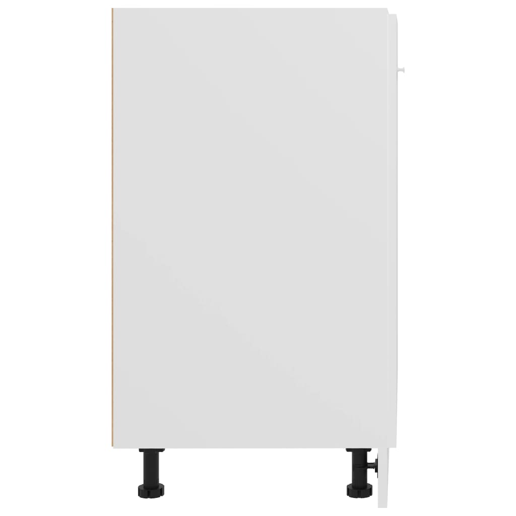 Armário inferior “Lyon” 60x46x81,5cm derivados madeira branco