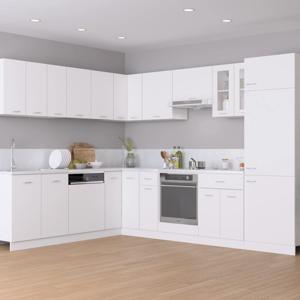 Armário para forno "Riga" 60x46x81,5cm derivados madeira branco